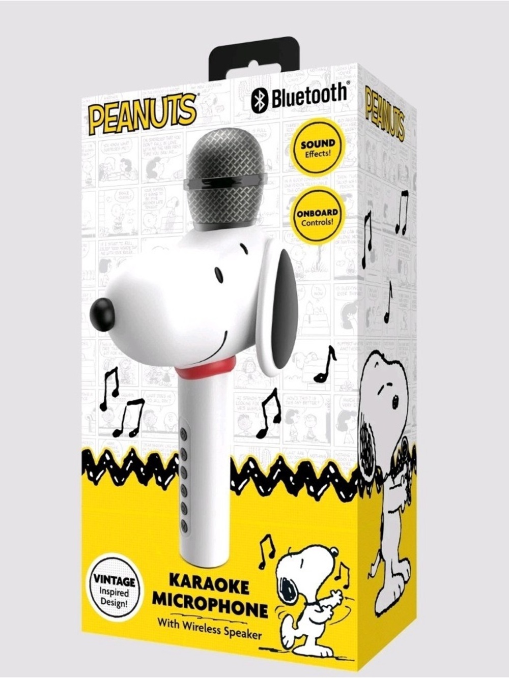Peanuts Snoopy Bluetooth Speaker And Karaoke Microphone